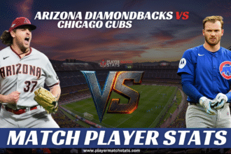 arizona diamondbacks vs chicago cubs match player stats