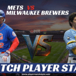 mets vs milwaukee brewers match player stats