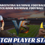 argentina national football team vs ecuador national football team stats