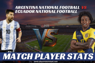 argentina national football team vs ecuador national football team stats