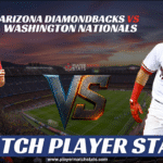 arizona diamondbacks vs washington nationals match player stats