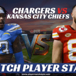chargers vs kansas city chiefs match player stats