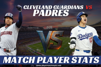 cleveland guardians vs padres match player stats