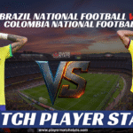 brazil national football team vs colombia national football team stats