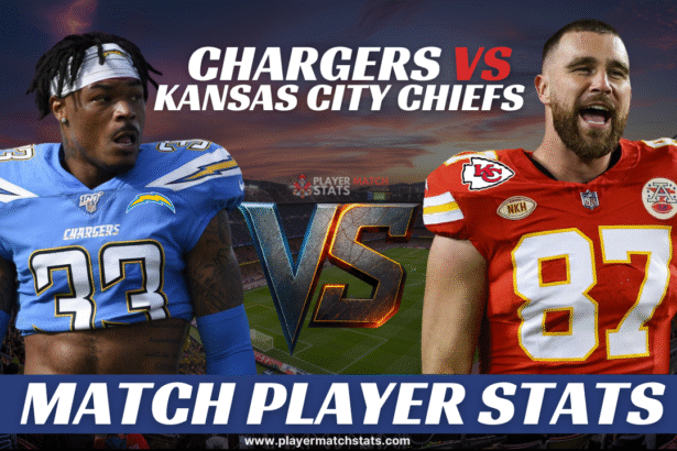 chargers vs kansas city chiefs match player stats