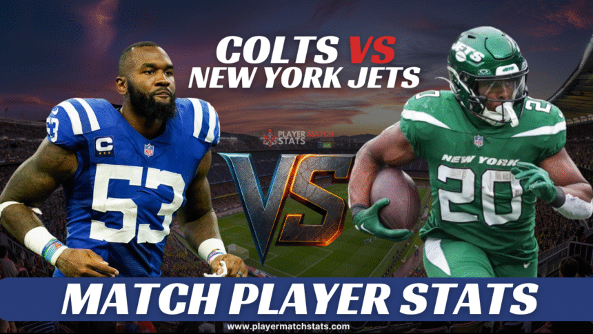 colts vs new york jets match player stats