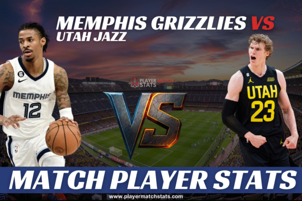 memphis grizzlies vs utah jazz match player stats