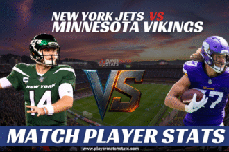 new york jets vs minnesota vikings match player stats