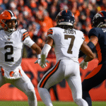 cleveland browns vs denver broncos match player stats