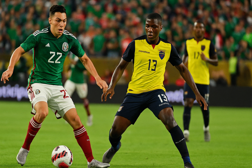 mexico national football team vs ecuador national football team stats