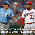 kansas city royals vs washington nationals match player stats