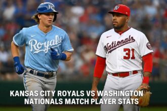 kansas city royals vs washington nationals match player stats