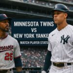 minnesota twins vs yankees match player stats