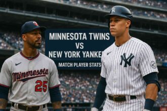 minnesota twins vs yankees match player stats