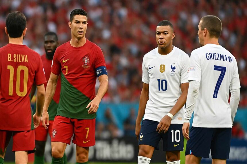 portugal national football team vs france national football team stats