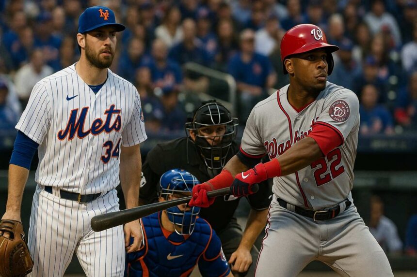 mets vs washington nationals match player stats