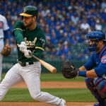 oakland athletics vs chicago cubs match player stats