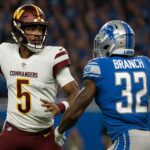 washington commanders vs detroit lions match player stats
